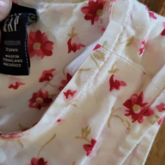 Gap Kids Handkerchief Hem Floral Dress - Picture 8 of 10